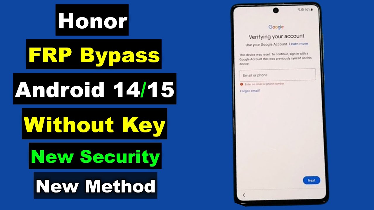 Unlocking Secrets: Honor FRP Bypass for Android 14/15 Revealed! Unlocking Secrets: Honor FRP Bypass for Android 14/15 Revealed!