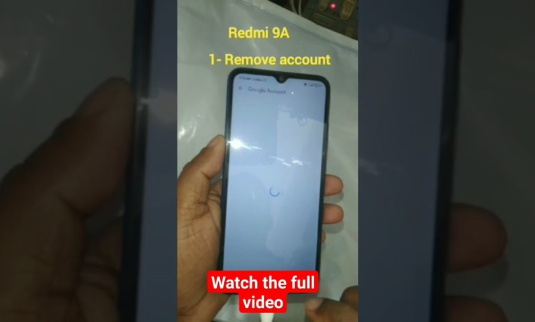 HOW TO Redmi 9A factory reset /hard reset HOW TO Redmi 9A factory reset /hard reset