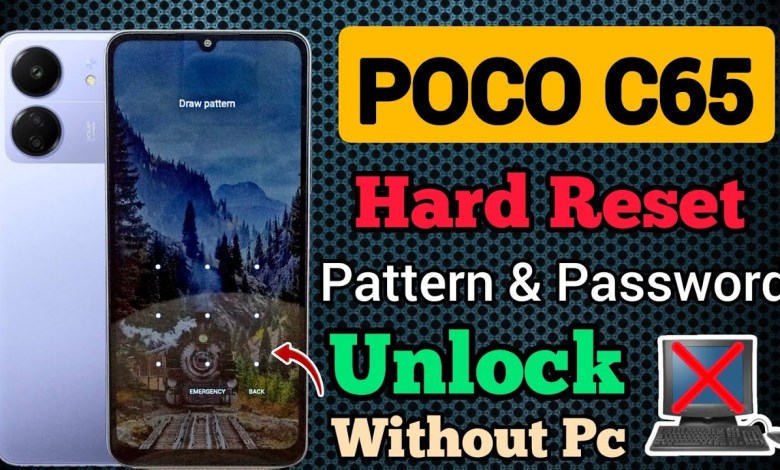 POCO C65 || Hard Reset || Pattern Unlock || Password POCO C65 || Hard Reset || Pattern Unlock || Password