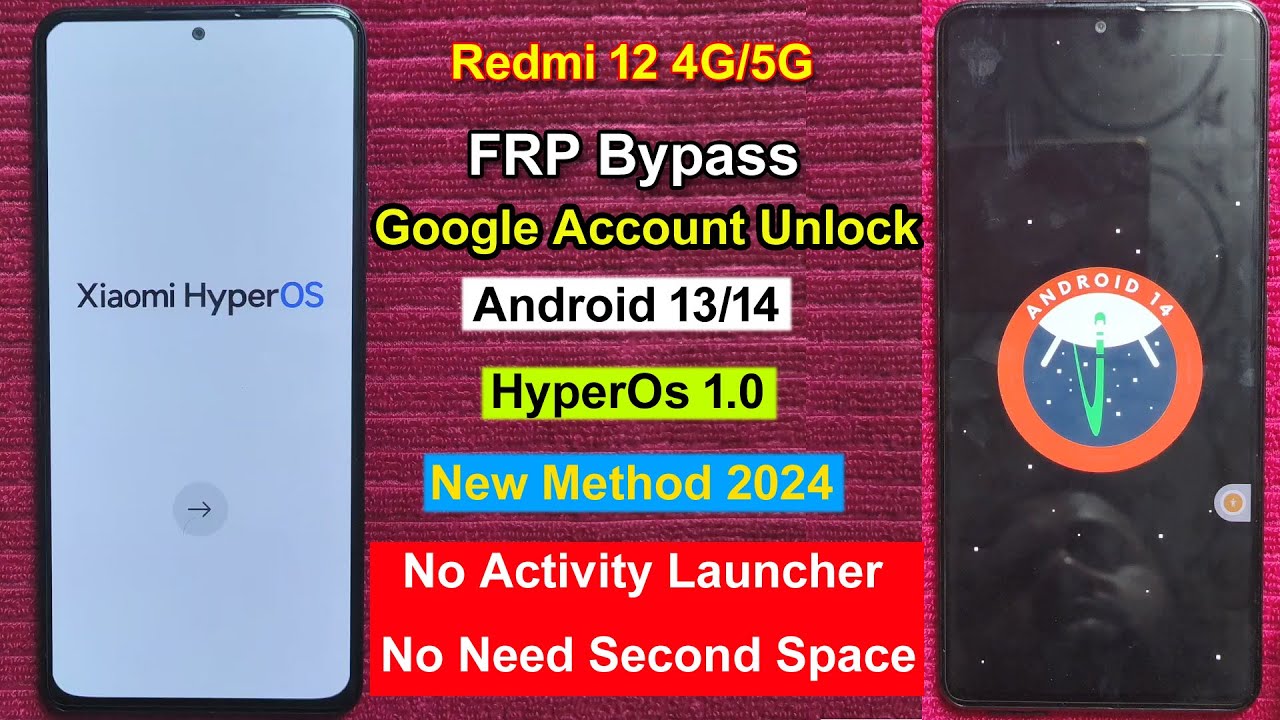 Redmi 12 5G Frp Bypass Android 14 HyperOs | Redmi 12 5G Frp Bypass Android 14 HyperOs |