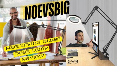 NOEVSBIG Magnifying Glass Desk Lamp Review 3-Section NOEVSBIG Magnifying Glass Desk Lamp Review 3-Section