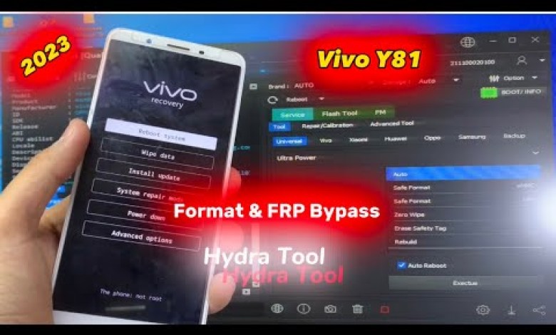 Vivo Y81 Format & FRP Bypass Done | HYDRA TOOL Vivo Y81 Format & FRP Bypass Done | HYDRA TOOL