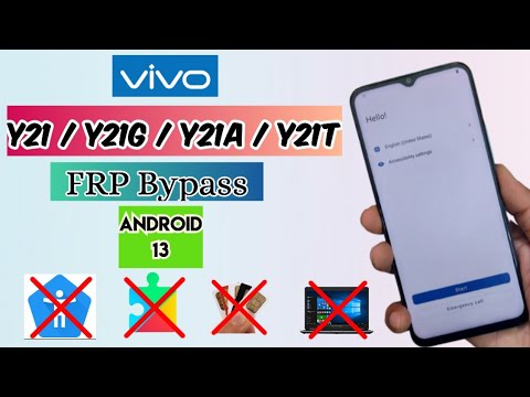 Vivo Y21G / Y21A / Y21 FRP Bypass ANDROID 13 without PC Vivo Y21G / Y21A / Y21 FRP Bypass ANDROID 13 without PC