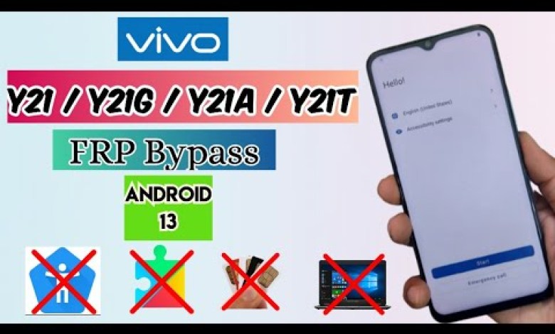 Vivo Y21G / Y21A / Y21 FRP Bypass ANDROID 13 without PC Vivo Y21G / Y21A / Y21 FRP Bypass ANDROID 13 without PC