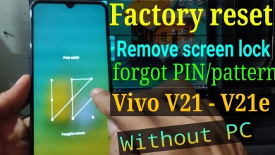 Factory reset Vivo V21 Factory reset Vivo V21