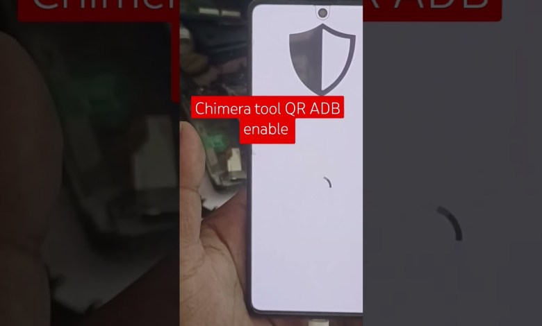 Chimera tool QR code ADB on #samsung #frpsolution Chimera tool QR code ADB on #samsung #frpsolution