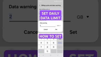 How to set daily data usage limit on Android How to set daily data usage limit on Android