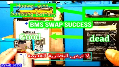 Huawei battery swap with Original Samsung battery Huawei battery swap with Original Samsung battery