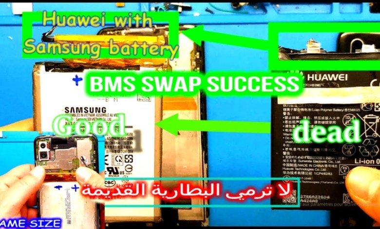 Huawei battery swap with Original Samsung battery Huawei battery swap with Original Samsung battery