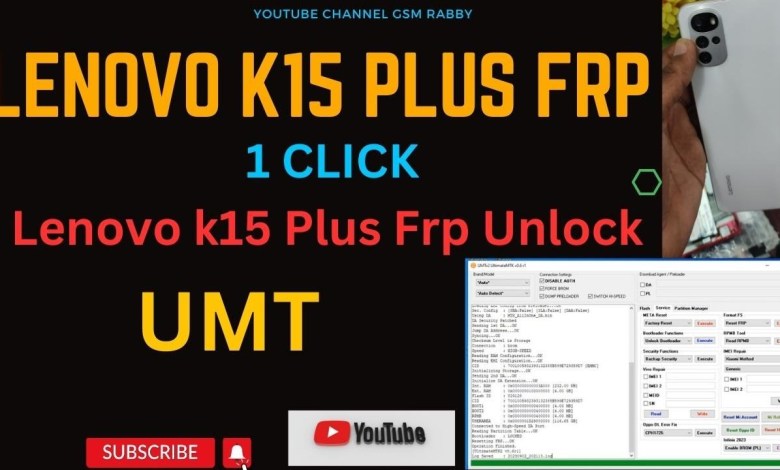 Lenovo k15 Plus Frp Unlock 1 Click 100% By Mcc Lenovo k15 Plus Frp Unlock 1 Click 100% By Mcc