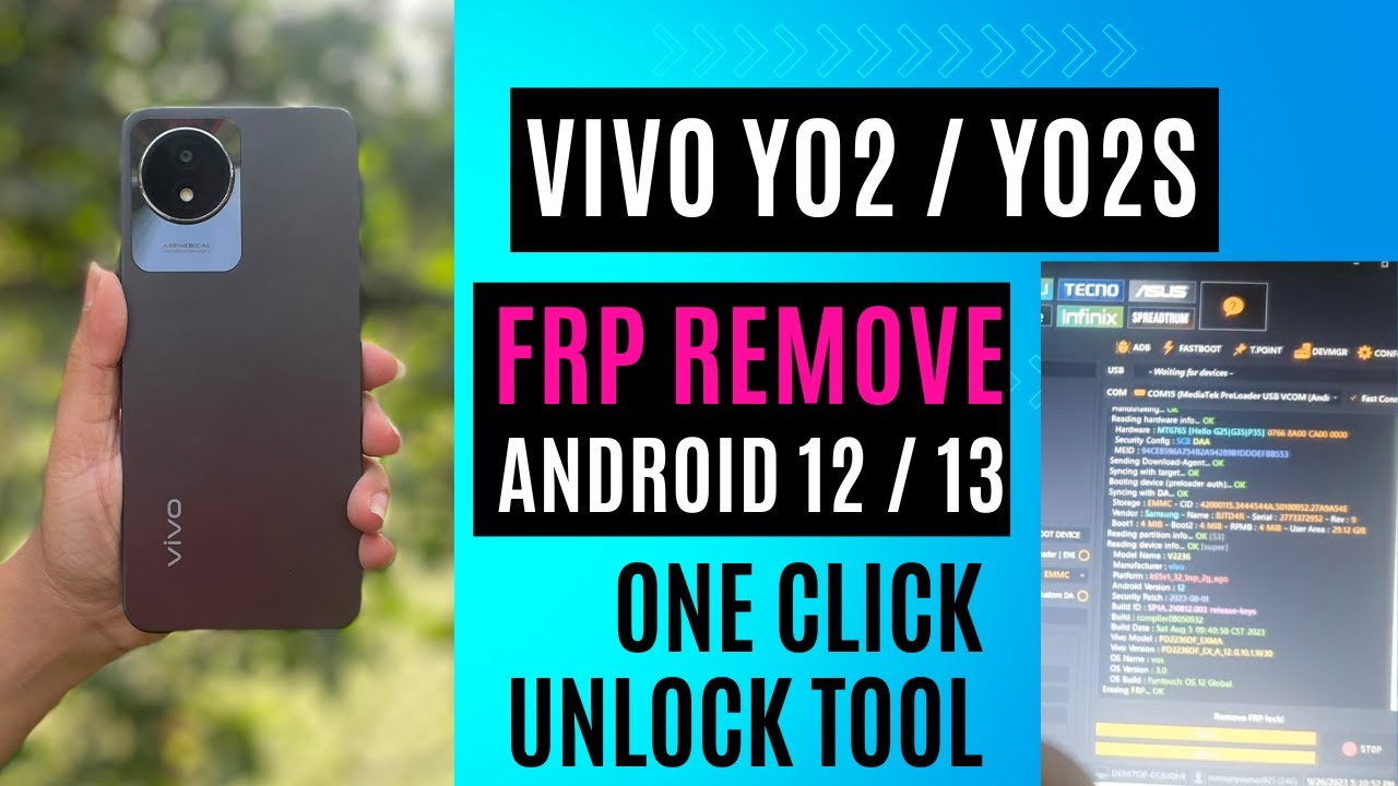 Vivo Y02 / Y02s Frp Unlocktool 2023 Latest Security | Vivo Y02 / Y02s Frp Unlocktool 2023 Latest Security |
