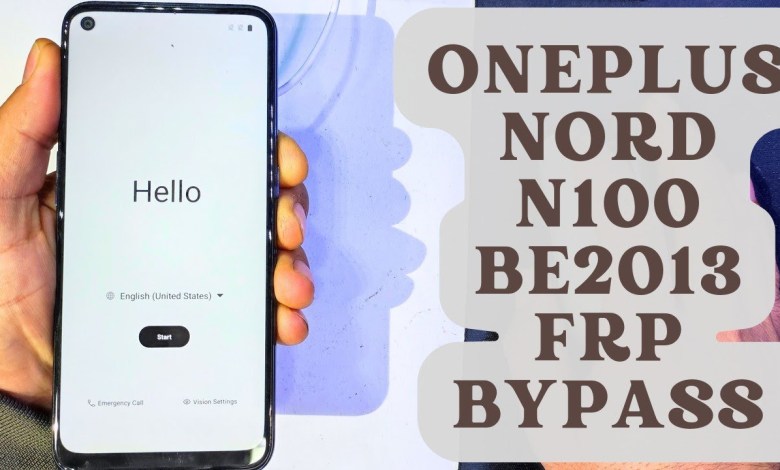 Oneplus Nord N100 BE2013 frp bypass Oneplus Nord N100 BE2013 frp bypass
