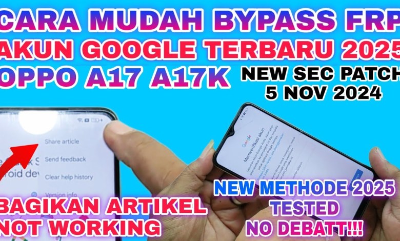 Unlocking Secrets: How to Bypass Google FRP on Oppo A17 and A17K! Unlocking Secrets: How to Bypass Google FRP on Oppo A17 and A17K!