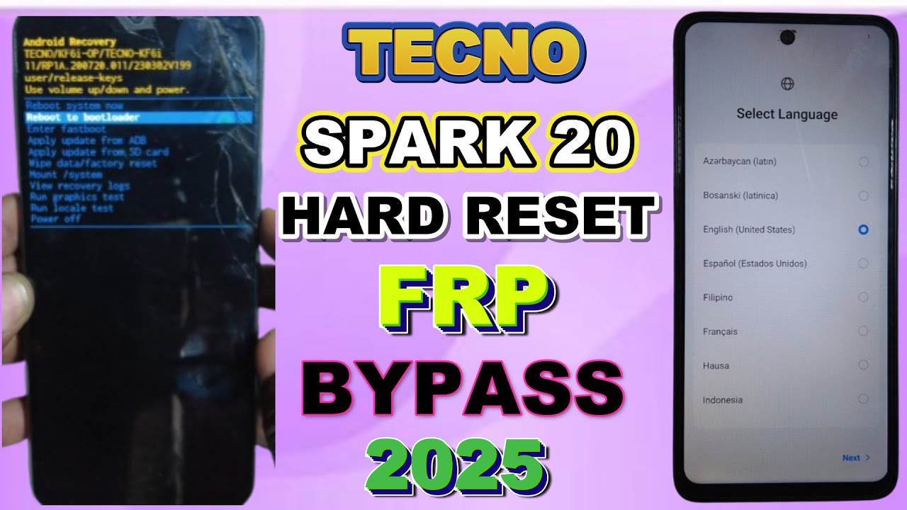 Unlocking the Tecno Spark 20 Pro: A Step-by-Step Guide to FRP Bypass and Hard Reset Unlocking the Tecno Spark 20 Pro: A Step-by-Step Guide to FRP Bypass and Hard Reset