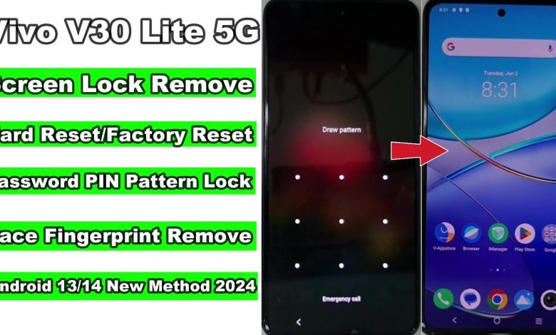 How To Hard Reset in Vivo V30 Lite 5G Unlock Screen How To Hard Reset in Vivo V30 Lite 5G Unlock Screen