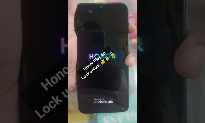 Honor Play 40 Lock Unlock Pattern lock Honor Play 40 Lock Unlock Pattern lock