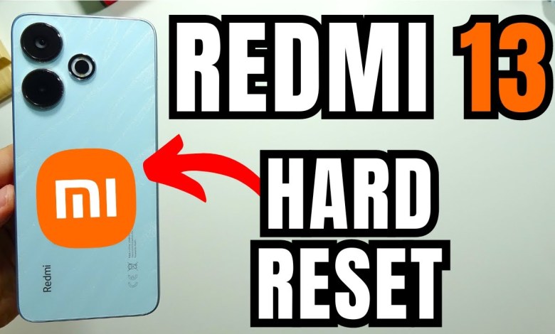 Redmi 13: Hard Reset Tutorial Redmi 13: Hard Reset Tutorial