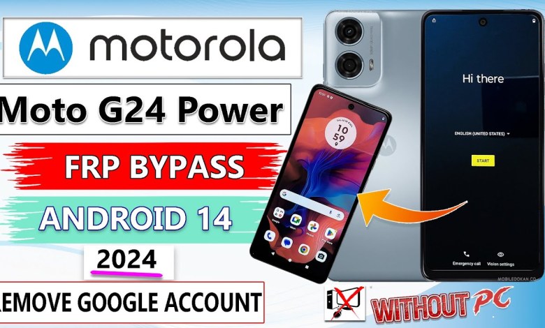 Motorola G24 Power Android 14 – How To Bypass Google Motorola G24 Power Android 14 – How To Bypass Google
