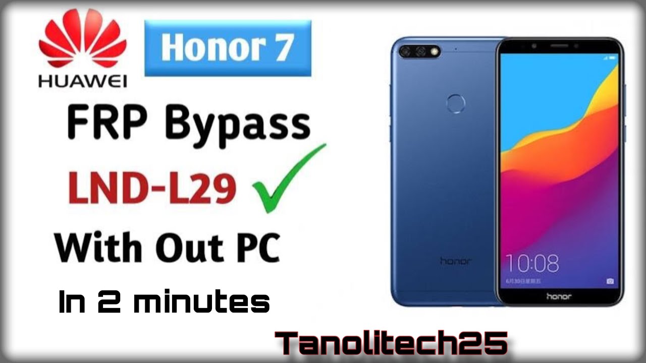 Huawie honor 7c frp bypass without pc | google frp Huawie honor 7c frp bypass without pc | google frp
