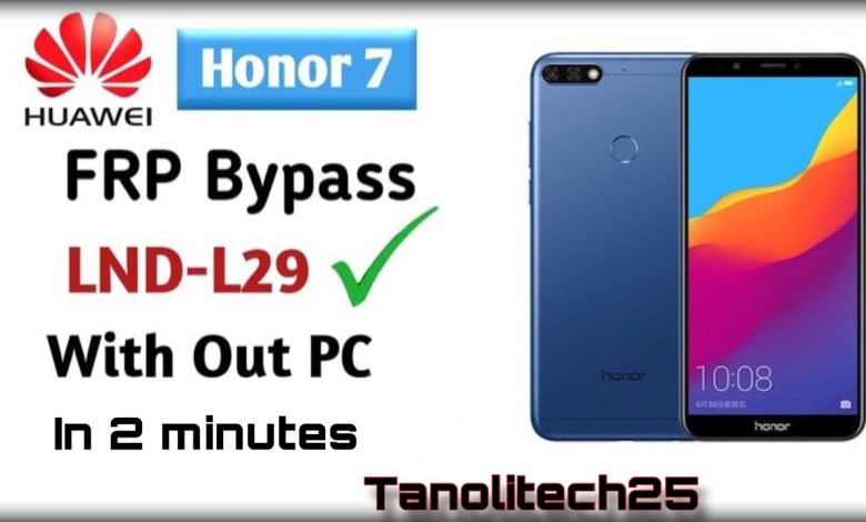 Huawie honor 7c frp bypass without pc | google frp Huawie honor 7c frp bypass without pc | google frp
