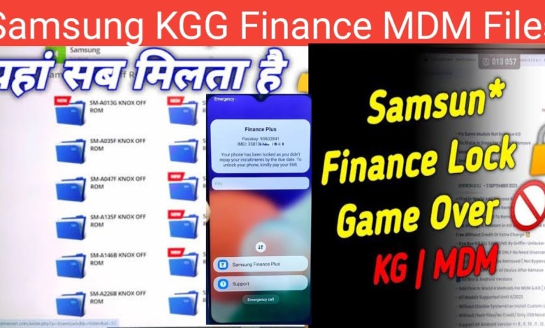 Samsung KGG, Fin*Nce, MDM Files, everything is available here. Samsung KGG, Fin*Nce, MDM Files, everything is available here.