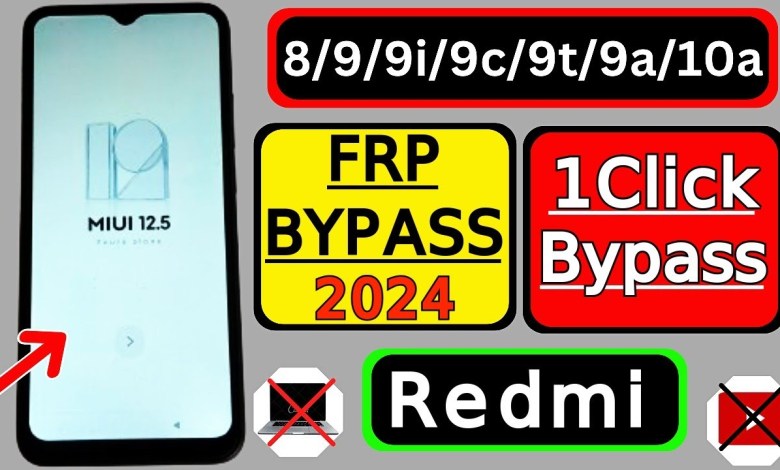 Redmi 8/9/9c/9t/9i/9a/10a FRP Bypass Without PC | Redmi Redmi 8/9/9c/9t/9i/9a/10a FRP Bypass Without PC | Redmi