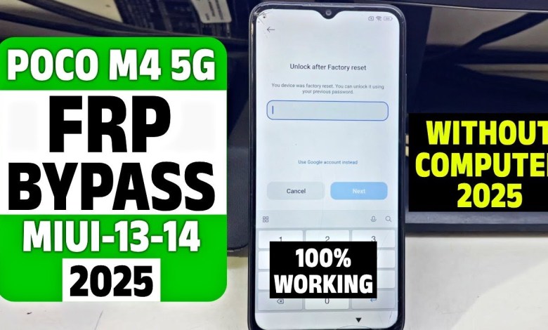 Unlocking Secrets: How to Bypass FRP on Poco M4 5G with MIUI 13/14 (2025) – No PC Required! Unlocking Secrets: How to Bypass FRP on Poco M4 5G with MIUI 13/14 (2025) – No PC Required!