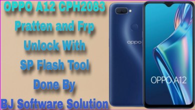 OPPO A12 CPH2083 Pratten and Frp Unlock With SP Flash OPPO A12 CPH2083 Pratten and Frp Unlock With SP Flash