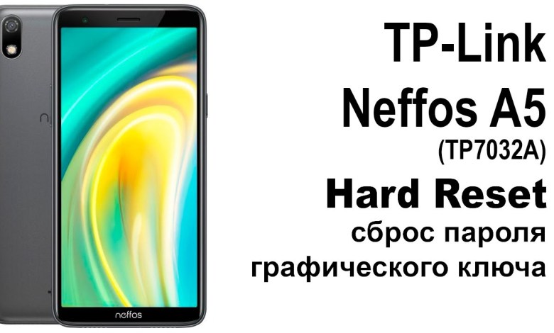 TP-Link Neffos A5 (TP7032A). Reset graphic key TP-Link Neffos A5 (TP7032A). Reset graphic key