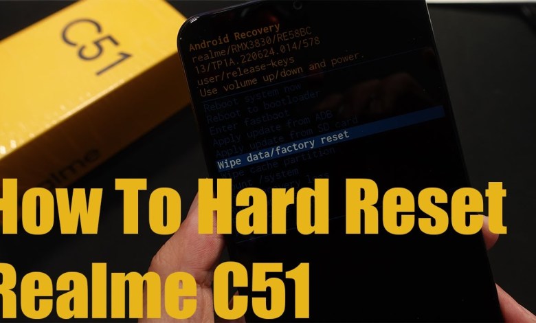 How To Hard Reset Realme C51 How To Hard Reset Realme C51