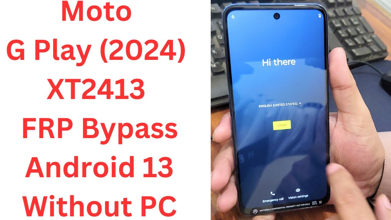 Unlocking the Mystery: How to Bypass FRP on Moto G Play (2024) XT2413 Running Android 13 Without Unlocking Unlocking the Mystery: How to Bypass FRP on Moto G Play (2024) XT2413 Running Android 13 Without Unlocking