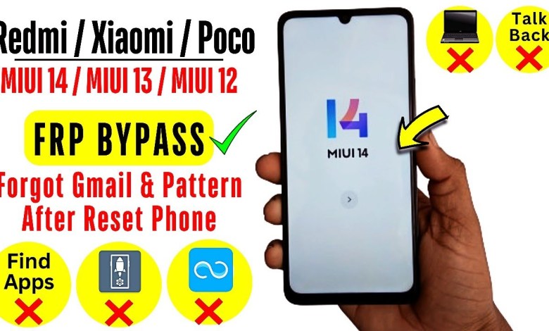 Redmi/Xiaomi/Poco (MIUI 14,13,12) Frp Bypass Without Redmi/Xiaomi/Poco (MIUI 14,13,12) Frp Bypass Without