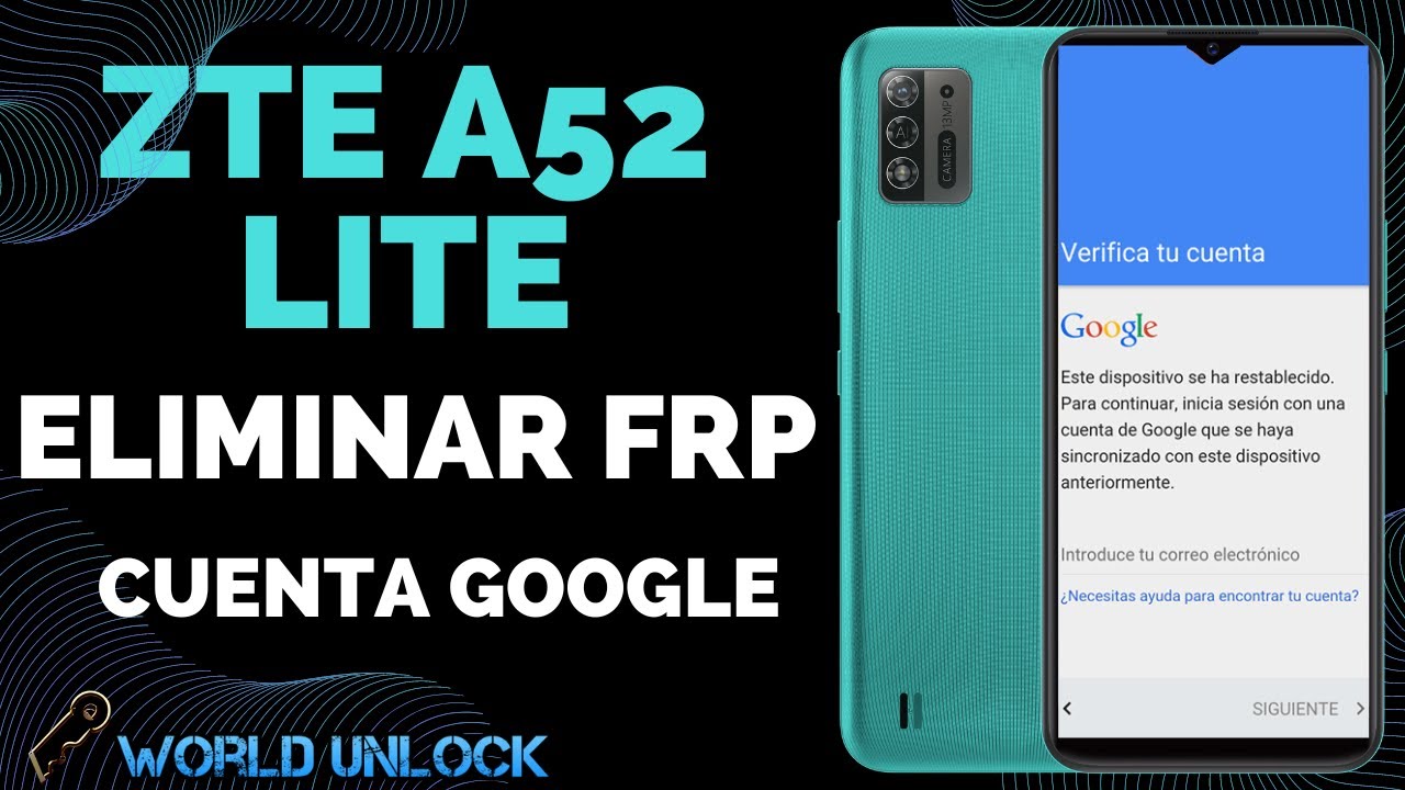 ZTE A52 LITE FRP | Remove Google account ZTE A52 ZTE A52 LITE FRP | Remove Google account ZTE A52