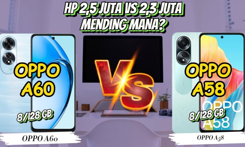 OPPO A60 vs OPPO A58 OPPO A60 vs OPPO A58