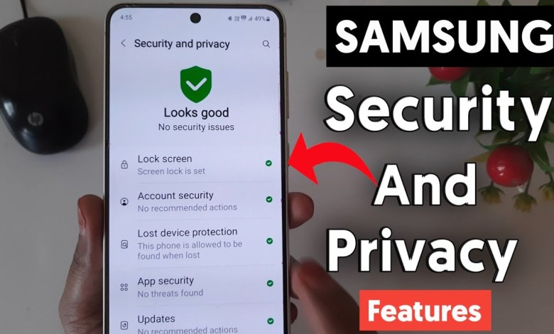 Samsung Device : Security And Privacy Settings & Samsung Device : Security And Privacy Settings &