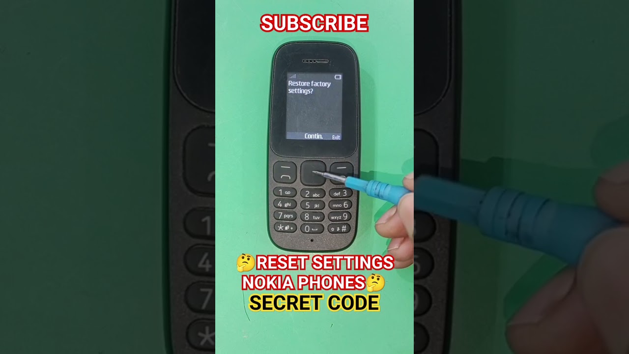 HOW TO FACTORY RESET ALL NOKIA KEYPAD PHONES BY SECRET HOW TO FACTORY RESET ALL NOKIA KEYPAD PHONES BY SECRET