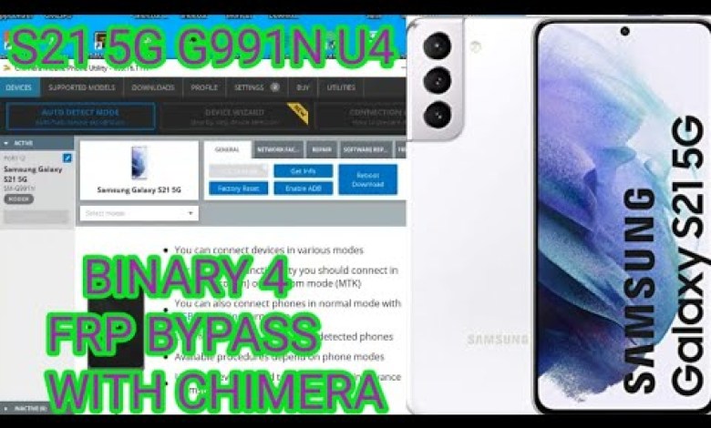 S21 5G G991N U4 BINARY 4 FRP BYPASS WITH CHIMERA S21 5G G991N U4 BINARY 4 FRP BYPASS WITH CHIMERA