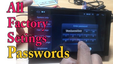 All the Factory Reset Codes for Android Car Head Units All the Factory Reset Codes for Android Car Head Units