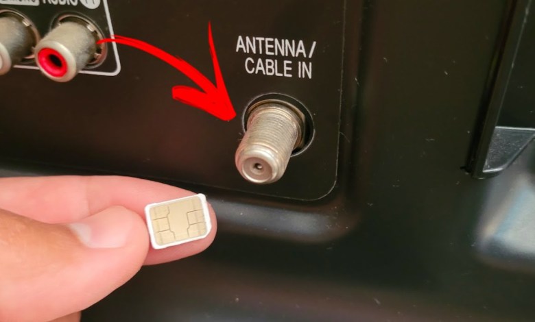 Insira seu chip de celular na TV e desbloqueie Insira seu chip de celular na TV e desbloqueie