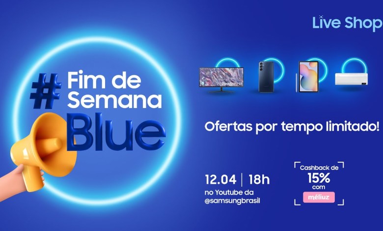 #SamsungLiveShop 12/04 – Blue weekend with #SamsungLiveShop 12/04 – Blue weekend with