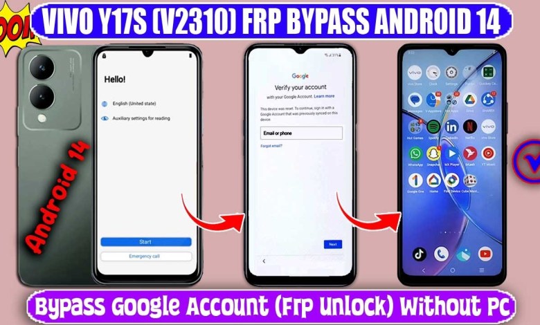VIVO Y17S FRP Bypass Google Account Unlock Android 14 / VIVO Y17S FRP Bypass Google Account Unlock Android 14 /