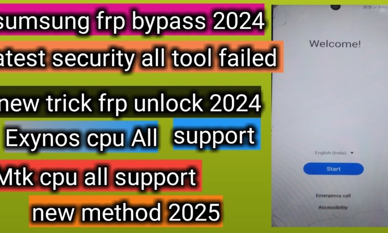 Unlock the Future: Samsung FRP Bypass 2024 for All CPU Supported Devices Unlock the Future: Samsung FRP Bypass 2024 for All CPU Supported Devices
