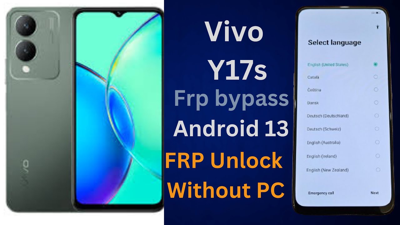 Android 13 Vivo Y17s Frp Bypass Unlock | Vivo Y17s Android 13 Vivo Y17s Frp Bypass Unlock | Vivo Y17s