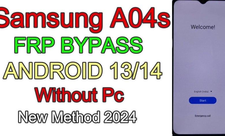 Samsung Galaxy A04s FRP/Google Account Lock Remove Samsung Galaxy A04s FRP/Google Account Lock Remove