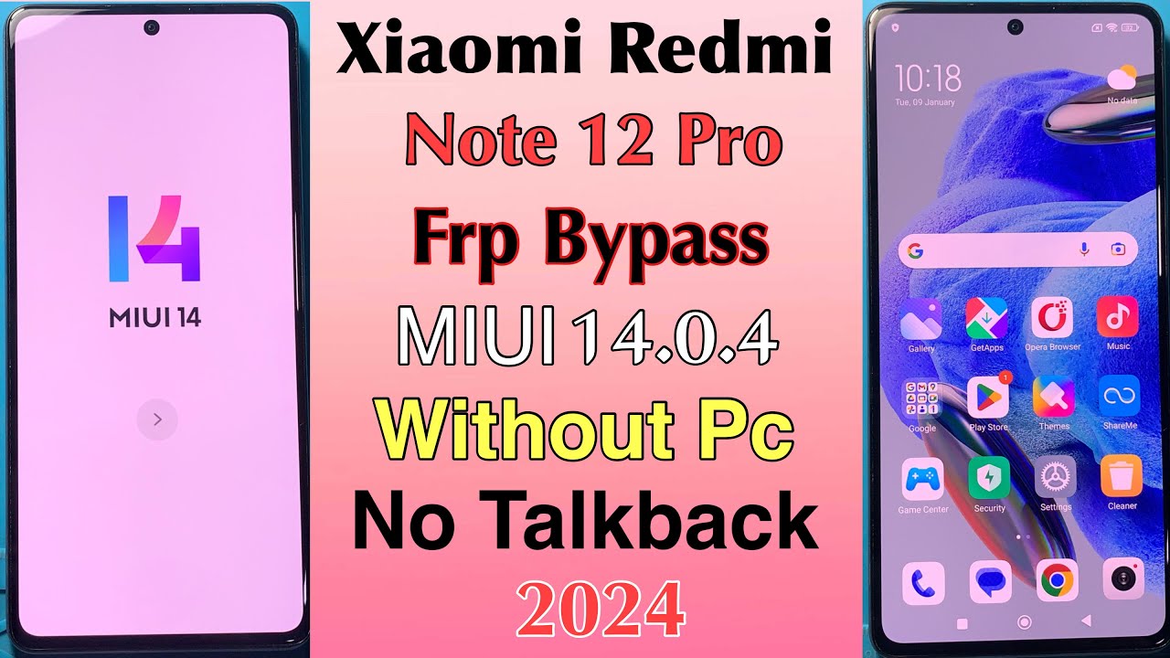 Xiaomi Redmi Note 12 Pro Frp Bypass MIUI 14 | Without Xiaomi Redmi Note 12 Pro Frp Bypass MIUI 14 | Without