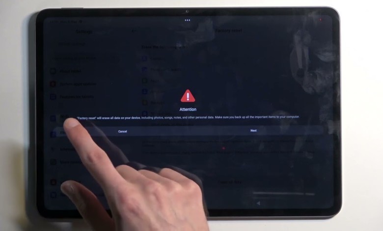 How to Hard Reset XIAOMI Pad 6S Pro Via Settings How to Hard Reset XIAOMI Pad 6S Pro Via Settings