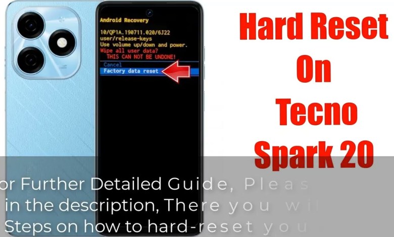 Hard Reset Tecno Spark 20 | Factory Reset Remove Hard Reset Tecno Spark 20 | Factory Reset Remove