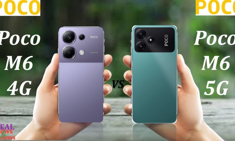 xiaomi Poco M6 4G vs xiaomi Poco M6 5G xiaomi Poco M6 4G vs xiaomi Poco M6 5G