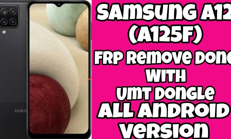 Samsung A12 (A125F) ll Frp Remove Done With Umt l Samsung A12 (A125F) ll Frp Remove Done With Umt l