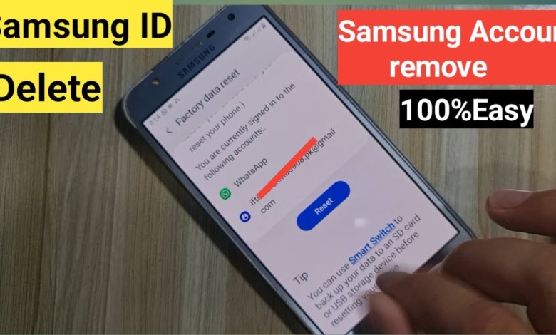 How to remove Samsung Account || Samsung id How to remove Samsung Account || Samsung id